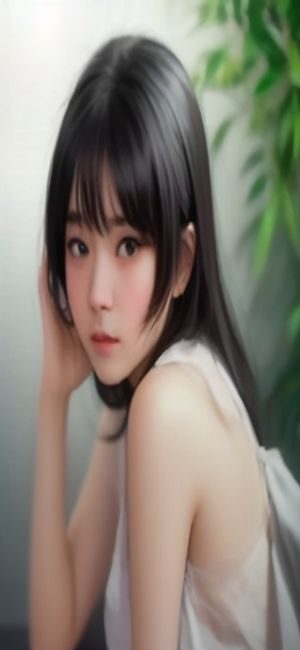 桃子视频在线观看 App 首页推荐流，卡片式布局展示视频封面缩略图，深色毛玻璃底栏，右上角有搜索按钮